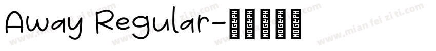 Away Regular字体转换